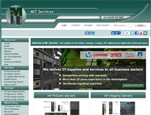 Tablet Screenshot of mitservices.com